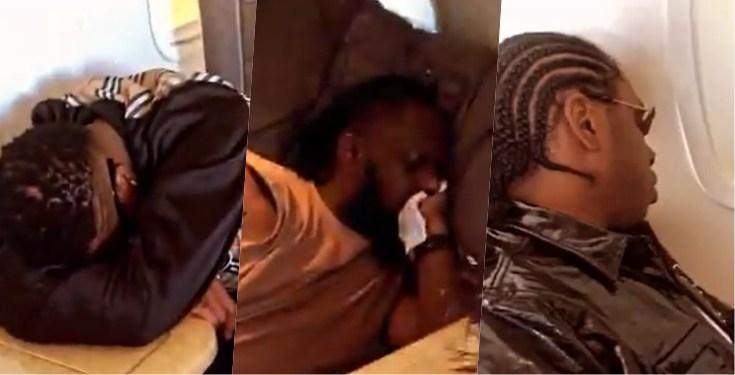 Paul Okoye Mocks Wizkid, Timaya, And Runtown As They Sleep On Private Jet (Video)