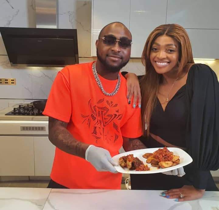 Davido shows off his cooking skills