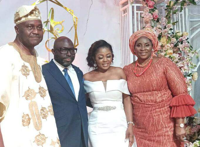 Ex-President Obasanjo's son, Seun weds his heartthrob, gifts her a Benz (Photos/Video)