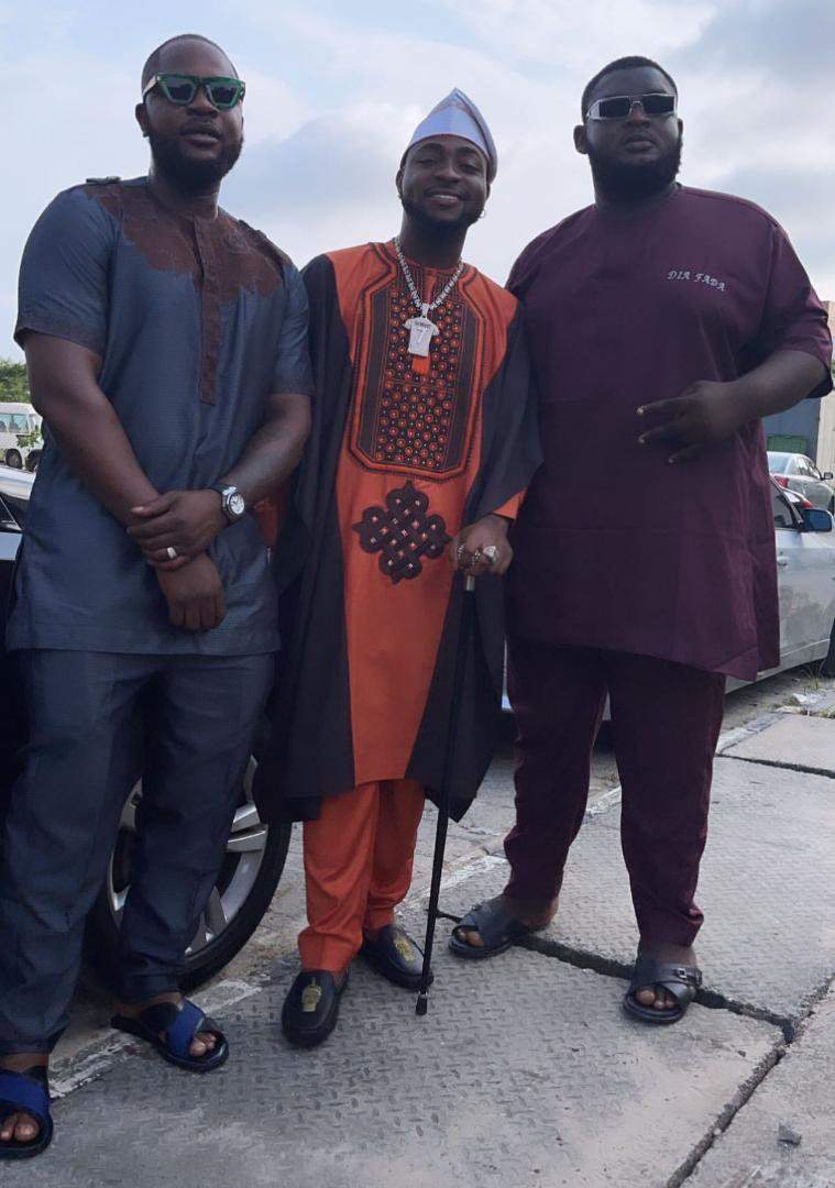 Davido attends his driver's wedding