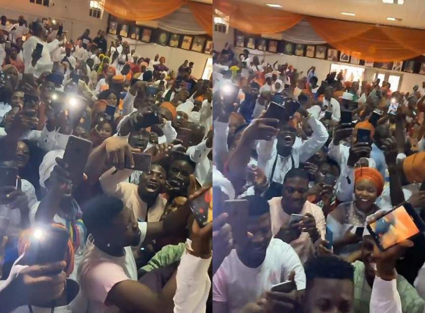 Davido attends his driver's wedding, performs for guests (Photos/Videos)