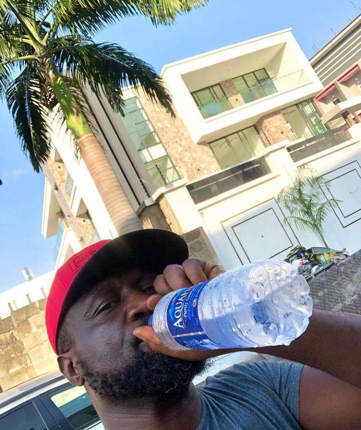 "Xmas came early" - Jude Okoye says as he shows off his new mansion (Photos)