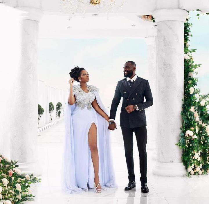 BBNaija love birds, Khafi and Gedoni tie the knot (Photos)