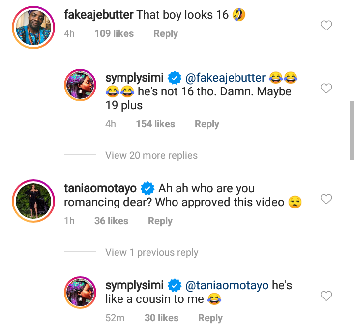 'Let AG Baby catch you' - Video of Simi and a teenage boy in bed sparks reactions on social media