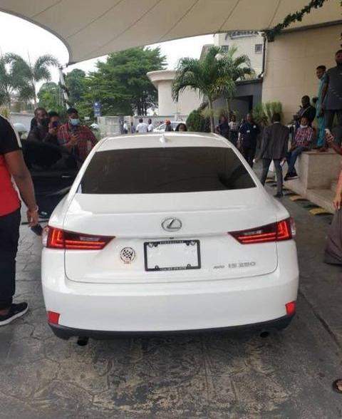 Singer, Korede Bello gifts his manager a brand new Lexus car