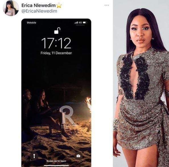 Erica's Screensaver of Herself And Kiddwaya Sparks Controversy