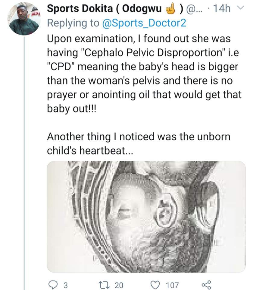 Doctor narrates encounter with pregnant woman who refused CS Doctor narrates encounter with pregnant woman who refused CS