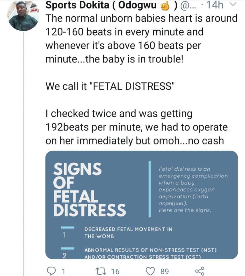 Doctor narrates encounter with pregnant woman who refused CS Doctor narrates encounter with pregnant woman who refused CS