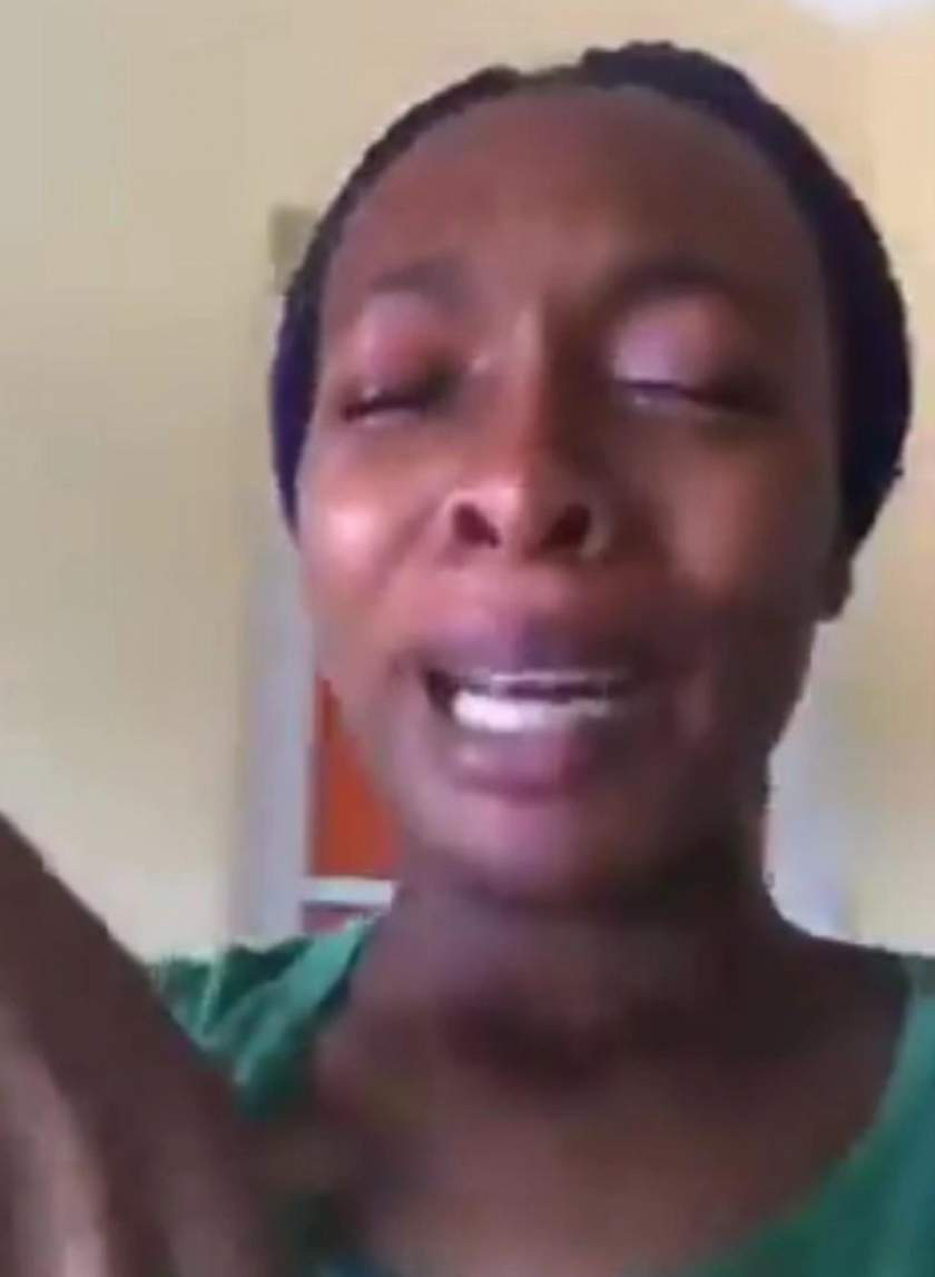 Another lady breaks down in tears after playing 'Charlie Charlie' game (Video)