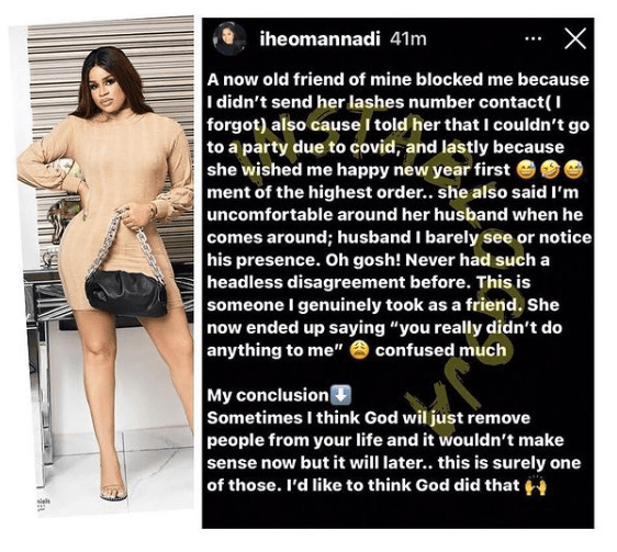 'A friend blocked me because I said I couldn't attend a party due to COVID-19' - Ex-beauty Queen Iheoma Nnadi