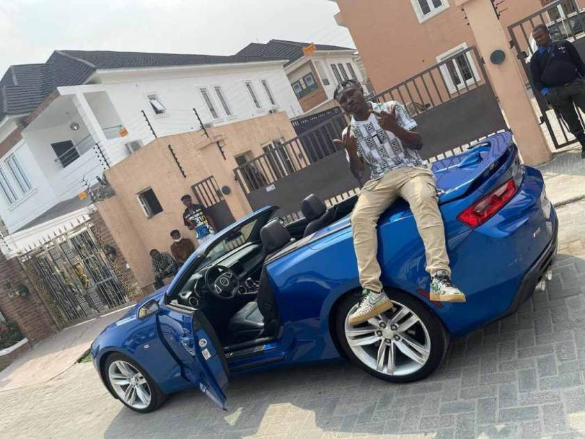 Zlatan Ibile gifts himself new car, Chevrolet Camaro worth N20M