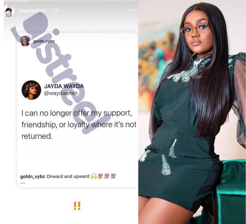 Chioma breaks silence following reports about crashed relationship with Davido