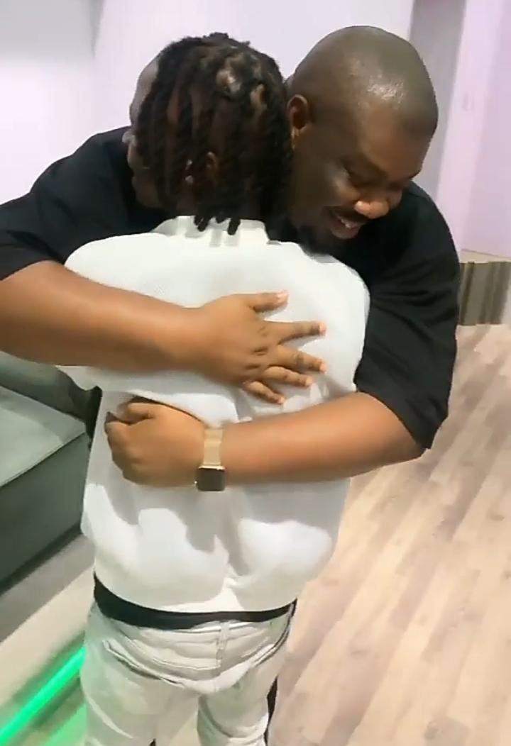 Moment of humility as Laycon meets Don Jazzy for the first time (Video)