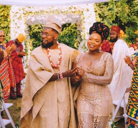 Patoranking and Yemi Alade serve couple goals on set of a music video shoot (Photos)