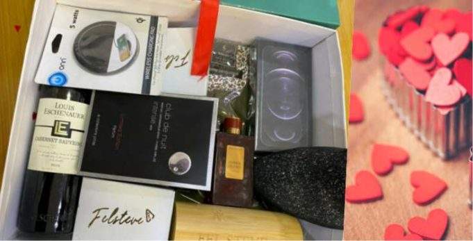 Man shows off gift box from babe containing iPhone 12, other items worth 865k ahead of Valentines day