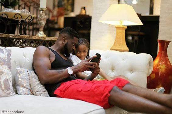 'My only girlfriend who has my mumu button' - Peter Okoye celebrates daughter's birthday