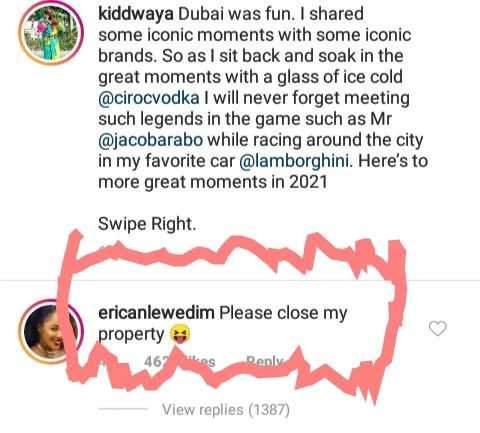 'Please close my property' - Erica reacts to Kiddwaya's Dubai vacation photos