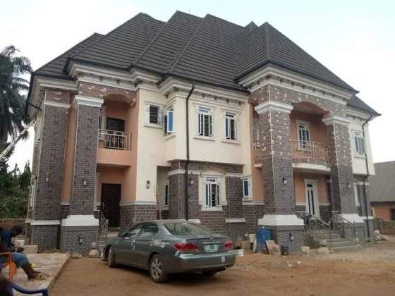 Native Doctor shows off new mansion gods blessed him with, for honoring their call (Photos)