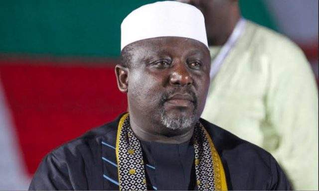 Ex-Governor Rochas Okorocha arrested, detained for forcefully entering his seized estate (Video)