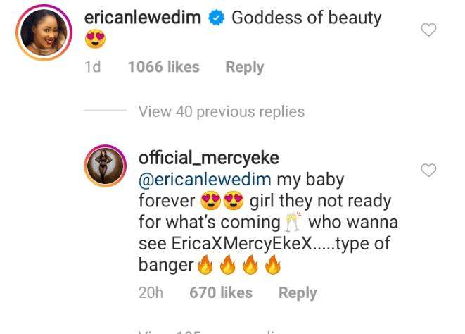 'They not ready for what's coming' - Mercy Eke and Erica getting set to release 'banger'