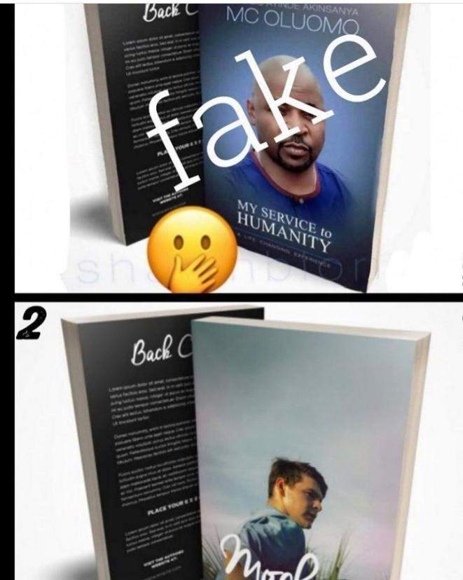 Exposed!!! MC Oluomo is allegedly not the original author of the book, 'my service to humanity'