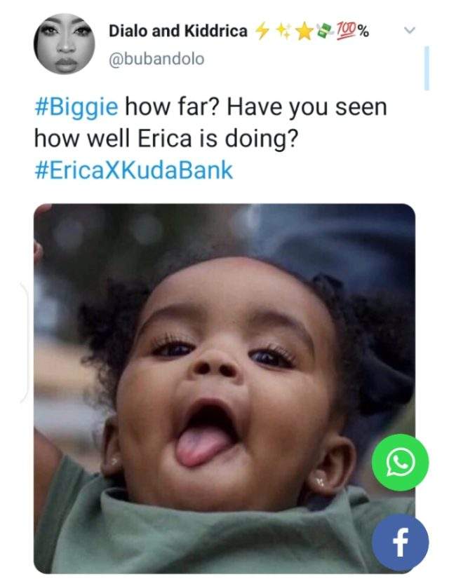 Erica reacts as fans call out Big Brother over her new endorsement deal