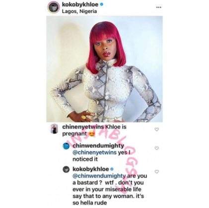 'Are you a bastard? Don't you ever in your miserable life say that to a woman' - BBNaija's Khloe blasts lady