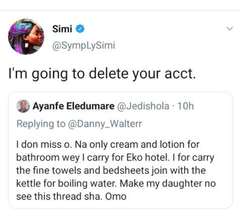 'I'm going delete your account' - Singer, Simi blows hot, threatens her mother after she confessed what she did at Eko hotel