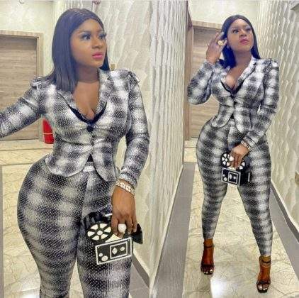 'You went to seduce him' - Nigerians drag actress, Destiny Etiko over the outfit she wore to pay Gov, Yahaya Bello a visit