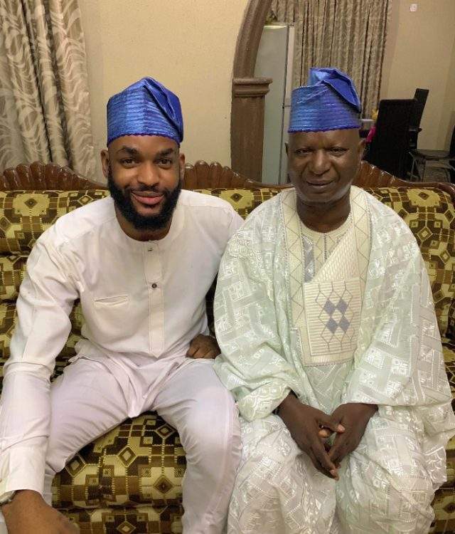 'Yo here's my dad and me, 71 yet he doesn't look a day over 40' - Nigerian man celebrates his father