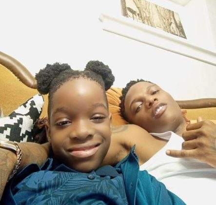 Boluwatife praises his dad, Wizkid, as they spend father and son moments together (Photos)