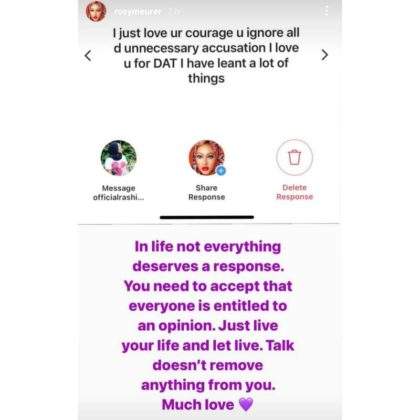 Rosy Meurer clears the air on breaking Tonto Dikeh's home