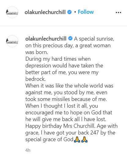 Tonto Dikeh's ex-husband, Churchill introduces actress Rosy Meurer as his wife on her birthday