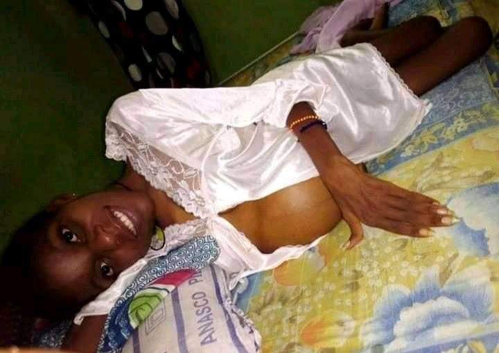 Man married to a physically disabled woman celebrates her as she gives birth to their son