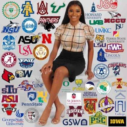 Lady celebrates as she gets admission into 50 Universities at once