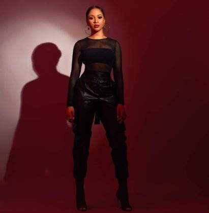 Adesua Etomi makes first appearance online after giving birth (Video)