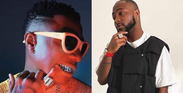 Fans react as Davido and Wizkid's alleged payment per post on Instagram, leaks online