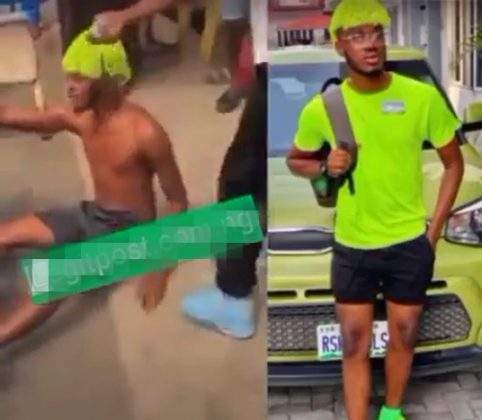 'I no fit kill my mama for money' - Suspected yahoo boy cries out while running naked (Video)