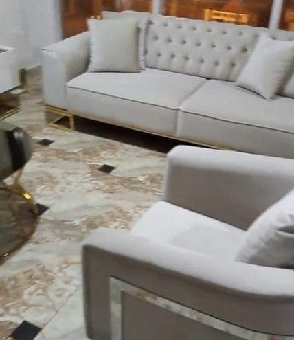 Zubby Michael shows off his living room interior with furniture worth N6.3M (Video)