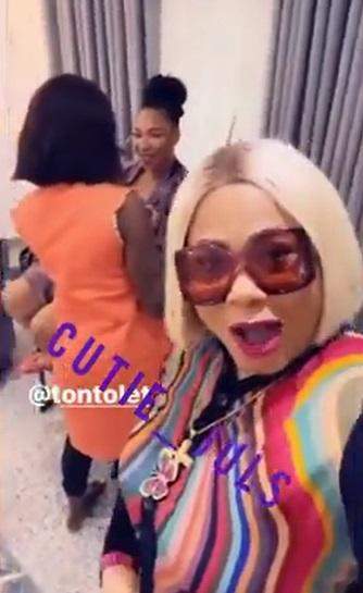 Actress, Tonto Dikeh moves into her new mansion in Abuja (Video)