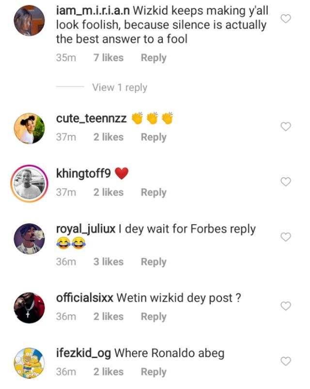 Fans react as Davido and Wizkid's alleged payment per post on Instagram, leaks online