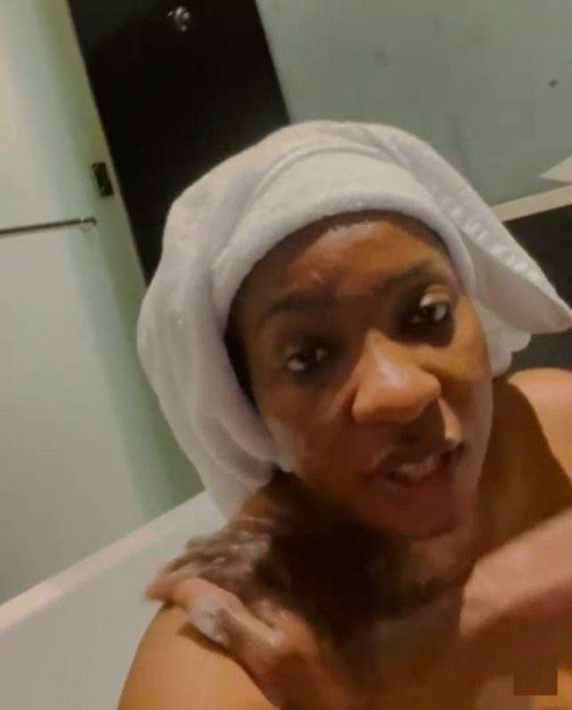 'Your shame dey shame me; Celebrity my foot' - Fans drag Anita Joseph for sharing bathroom footage with husband (Video)