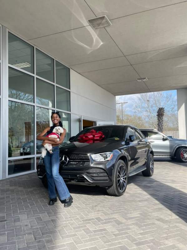 Lady gets Mercedes Benz as gift from parents for getting accepted into medical school