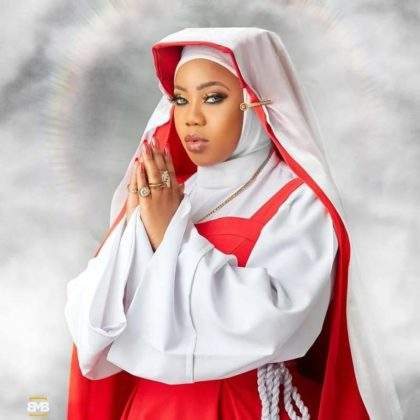 'A minute silence for everyone hurting because of me' - Toyin Lawani says in new nun outfit