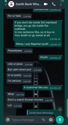 Fake bank staff shoots his shot at a lady after a failed attempt to scam her