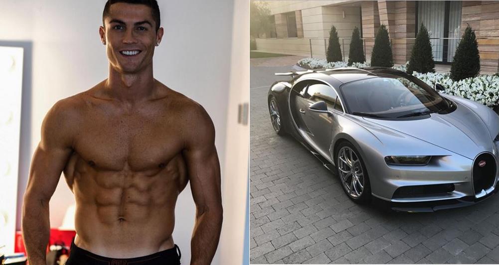 Cristiano Ronaldo Shows Off His Brand New $3 million 2017 Bugatti Chiron