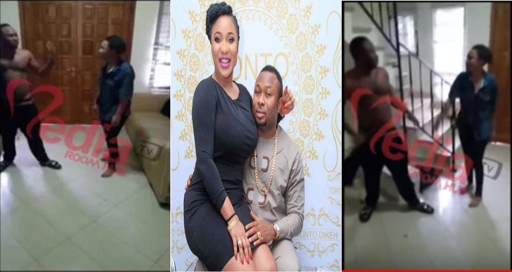 Video Of Tonto Dikeh 'Physically Attacking' Her Ex-Husband Released