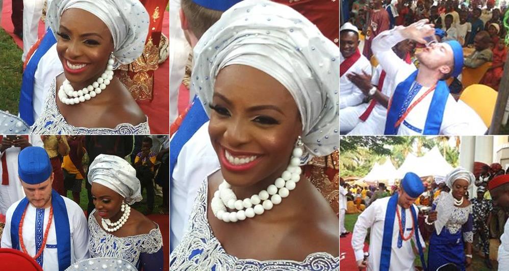 Photos from The Traditional Marriage of Oyinbo Man and His Beautiful Bride in Imo