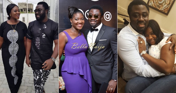 "Happiness" - Prince Odi shares cute photo with wife, Mercy Johnson