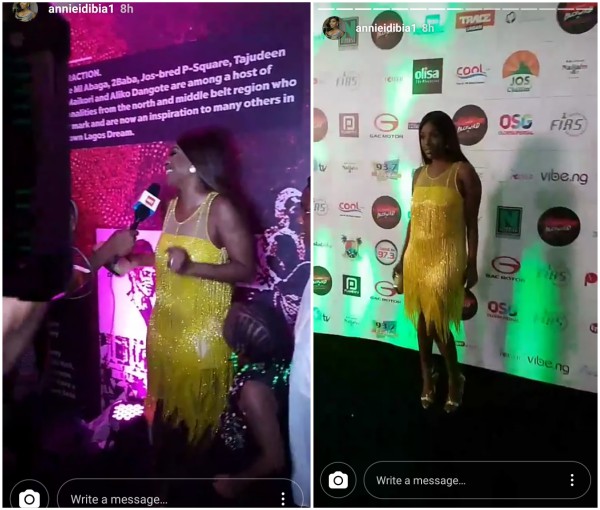 Is Annie Idibia pregnant again? Annie Idibia rocks 'baby bump' at an event (Photos)